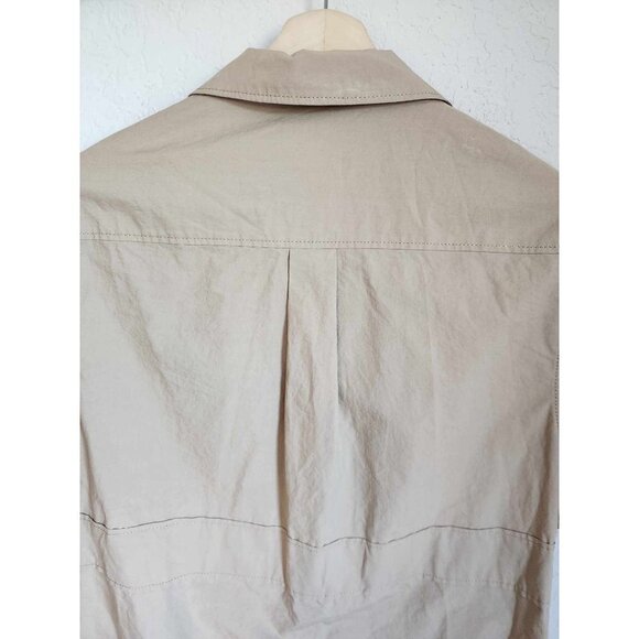 Coach 1941 Dress Cotton Tie Waist Utility Shirt Trench Coat Dress 0 - Picture 4 of 11